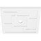 Ekena Millwork Knox Architectural Grade PVC Contemporary Ceiling Medallion, 30"OD x 3"ID x 10 1/2"C x 1"P CMP30KX-03000 - alternate 3